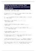 Auctioneer  Latest 2026 &vert; 2027 Package deal Questions and Answers All Verified