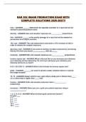 RAD 352 IMAGE PRODUCTION EXAM WITH COMPLETE SOLUTIONS 2026-2027&excl;&excl;