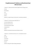 PrepIQ Kentucky KY Dietitian and Nutritionist Dual Ultimate Exam 
