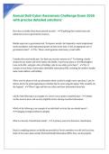 Annual DoD Cyber Awareness Challenge Exam 2026 with precise detailed solutions