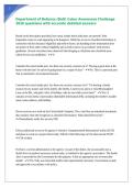 Department of Defense &lpar;DoD&rpar; Cyber Awareness Challenge 2026 questions with accurate detailed answers