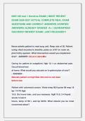 NUR 185 test 1 Hondros EXAM &vert;&vert; MOST RECENT              EXAM 2026-2027 ACTUAL COMPLETE REAL EXAM  QUESTIONS AND CORRECT ANSWERS &lpar;VERIFIED  ANSWERS&vert; ALREADY GRADED  A&plus; &vert; GUARANTEED  SUCCESS&excl;&excl; NEWEST EXAM &vert; JUST RELEASED&excl;&excl;