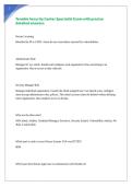 Tenable Security Center Specialist Exam with precise detailed answers