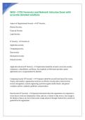 WGU - C702 Forensics and Network Intrusion Exam with accurate detailed solutions