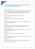 C702 Computer Hacking Forensics Investigator &lpar;CHFI&rpar; v10 Exam with precise detailed solutions