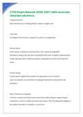 C702 Exam Newest 2026-2027 with accurate detailed solutions