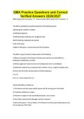 QMA Practice Questions and Correct Verified Answers 2026&sol;2027