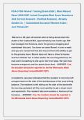 PCA&sol;CFSS Worker Training Exam 2026 &vert;&vert; Most Recent  Exam 2026-2027 Actual Complete Real Exam Questions  And Correct Answers  &lpar;Verified Answers&rpar;  Already  Graded A&plus;  &vert; Guaranteed Success&excl;&excl; Newest Exam &vert;   Just Released&excl;&excl;   