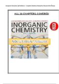 Inorganic Chemistry &lpar;5th Edition&rpar; by Catherine E&period; Housecroft & Alan G&period; Sharpe &ndash; Solution Manual &vert; Complete Worked Solutions for All Chapters