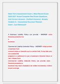 State Farm Assessment Exam &vert;&vert; Most Recent Exam  2026-2027 Actual Complete Real Exam Questions              And Correct Answers  &lpar;Verified Answers&rpar;  Already                   Graded A&plus; &vert; Guaranteed Success&excl;&excl; Newest                            Exam &vert; Just Re