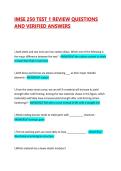 IMSE 250 EXAMS BUNDLE