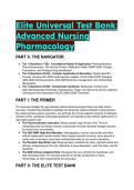 Elite Nursing Pharmacology Test Bank &lpar;88 Q&A&rpar; for NCLEX 2026&sol;2027 - Linked to Pharmacology&colon; A Patient-Centered Nursing Process Approach 10th Edition