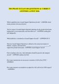 TBS PHASE II EXAM 100 QUESTIONS & CORRECT  ANSWERS