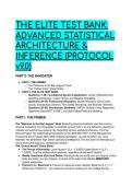 2026&sol;2027 Elite Statistics & Data Science Test Bank &vert; UT Austin SDS 320E&comma; NIST AI Framework & Edexcel