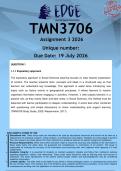 TMN3706 Assignment 3 &lpar;ANSWERS&rpar; 2026 - DISTINCTION GUARANTEED