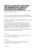 MODULE 2 TESOL&sol;TEFL QUESTIONS AND ANSWERS WITH COMPLETE SOLUTIONS 100&percnt; CORRECT&excl;&excl;&excl;