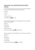 Biotechnology - Unit 1 QUESTIONS WITH WELL VERIFIED  ANSWERS  Scientists at the biotechnology company Genentech created the first recombinant DNA product  for use in humans&period; Approved by the FDA in 1982&comma; what was this product&quest;  a&period; gene chip  b&period; chymosin  c