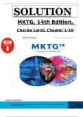 Solution Manual for MKTG&comma; 14th Edition by Charles W&period; Lamb&comma; Joe F&period; Hair & Carl McDaniel &vert; Instructor Resource Guide Chapter Solutions &vert; ISBN 9780357929216 &vert;&vert; Complete Chapter Solutions & Answer Key &vert;  Marketing Strategy Solutions 2026&sol;2027