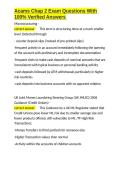 Acams Chap 2 Exam Questions With 100- Verified Answers&period;docx