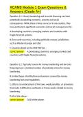 ACAMS Module 1 Exam Questions & Answers &lpar;Grade A&plus;&rpar;&period;docx