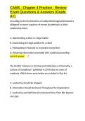 CAMS - Chapter 4 Practice - Review Exam Questions & Answers &lpar;Grade A&plus;&rpar;&period;docx