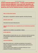 Indiana Pesticide Applicator Core - Training  Exam Questions&sol;  Indiana Pesticide Applicator Core prep Exam Questions and  Answers Practice Questions with Solutions Newest Complete  Questions And Correct Detailed Answers&vert; Already Graded A&plus;