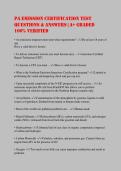 Professional PA Emission Certification Prep &ndash; Verified Questions & Full Coverage