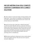 NUR 2811 MIDTERM EXAM 2026 COMPLETE QUESTION COMPENDIUM WITH CORRECT SOLUTIONS