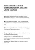 NUR 2811 MIDTERM EXAM 2026 COMPREHENSIVE STUDY GUIDE WITH VERIFIED SOLUTIONS
