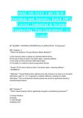 IMSE 250 TEST 1 REVIEW &vert; Questions and Answers &vert; Rated 100&percnt; Correct &vert; Industrial & Systems Engineering &vert; Pass Guaranteed - A&plus; Graded