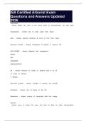 ISA Certified Arborist Exam Questions and Answers Updated 2026