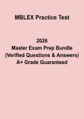 MBLEX Practice Test PDF &vert; Massage Therapy Licensure Exam Prep & Review
