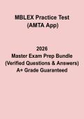 MBLEX Practice Test PDF &lpar;AMTA App&rpar; &vert; Massage Therapy Licensure Exam Prep