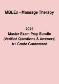 MBLEx Massage Therapy PDF &vert; Licensure Exam Study Guide & Practice Questions