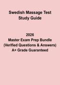 Swedish Massage Test Study Guide PDF &vert; Massage Therapy Exam Prep & Practice