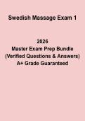 Swedish Massage Exam 1 PDF &vert; Massage Therapy Study Guide & Practice Questions