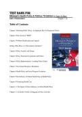 TEST BANK FOR Milstead's Health Policy & Politics 7th Edition by Nancy M&period; Short  Chapter 1-12 ISBN 9781284228519