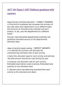 ACC 241 Exam 2 ASU Dallmus questions with answers