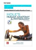 Hole&rsquo;s Essentials of Human Anatomy and Physiology 15th Edition Study Notes with Detailed Summaries and Complete Exam Preparation Guide