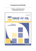 Samenvatting psychodiagnostiek 3