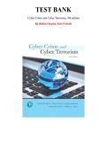 Cyber Crime and Cyber Terrorism 4th Edition &mdash; by Robert Taylor &mdash; Complete Test Bank &lpar;Ch&period; 1-15&rpar;