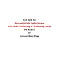 Test Bank for Maternal & Child Health Nursing&colon; Care of the Childbearing & Childrearing Family 9th Edition &ndash; Practice Questions & Verified Answers PDF &lpar;Latest Update 2026&rpar;