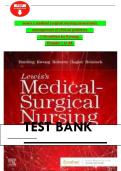 Lewis s medical surgical nursing assessment management of clinical problems 11th edition by Kwong&comma; Chapter 1 to 68
