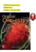 TEST BANK for Organic Chemistry 6th Edition By Janice Smith questions & answers with rationale&rpar; test bank latest update 100&percnt; veri&filig;ed answers&vert; graded a&plus; Chapters 1 - 29