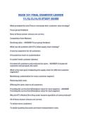 BUAD 331 FINAL EXAM&excl;&excl;&excl;&excl;&excl;&excl;&excl;&excl; LESSON 11&comma;12&comma;13&comma;14&comma;15 STUDY GUIDE