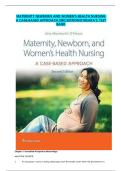MATERNITY NEWBORN AND WOMEN&rsquo;S HEALTH NURSING A CASE-BASED APPROACH 2ND EDITIONO&rsquo;MEARA&rsquo;S TEST BANK
