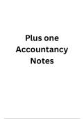 Summary -  Accountancy 