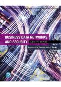 Test Bank & Instructor Manuals for Business Data Networks and Security by Raymond R&period; Panko&comma; 11th Edition&period;