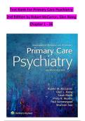 Test Bank for Primary Care Psychiatry&comma; 2nd Edition by McCarron & Xiong &ndash; Practice Questions & Verified Answers PDF &lpar;Latest Update 2026&rpar;
