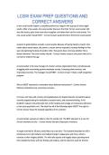 LCSW EXAM PREP QUESTIONS AND CORRECT ANSWERS